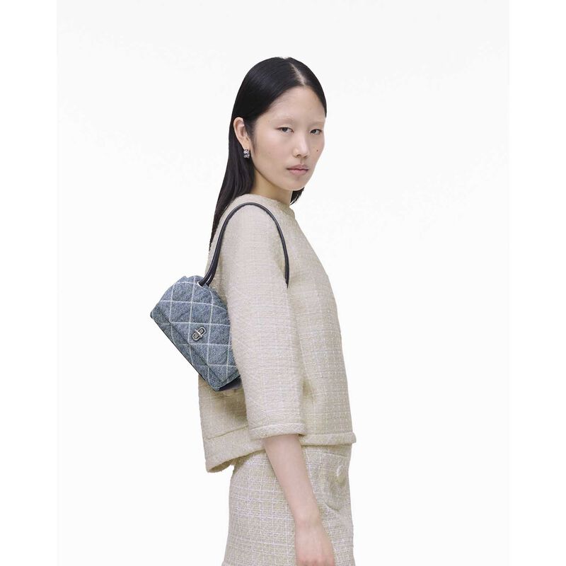 MARC JACOBS The Quilted Denim Mini Dual Shoulder Bag image number 1